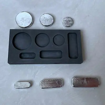 Graphite Ingot   Kit Gold Silver Metal Refining Casting Mould Non-stick • £15.07