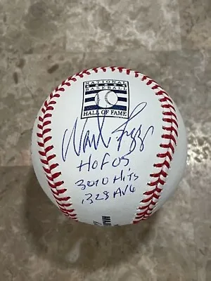 WADE BOGGS RED SOX 6X Inscribed Stat Signed HALL OF FAME Baseball JSA COA • $225