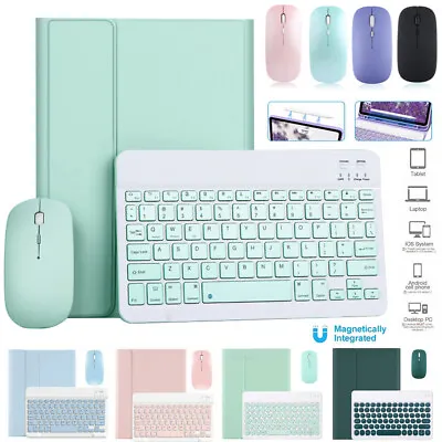 Bluetooth Keyboard Case With Mouse For IPad 10th/9/8/7/6/5 Gen Air 5/4/3 Pro 11 • £9.49