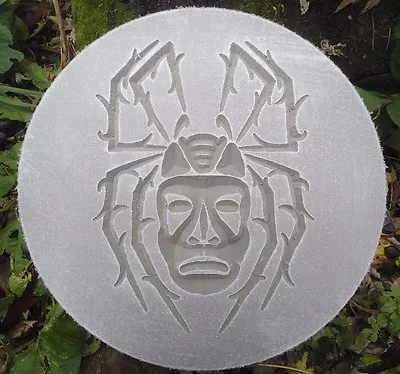 Spider Tiki Plaque Mold 10  X 3/4  Thick Plastic Mold Plaster Concrete Casting • $27.95