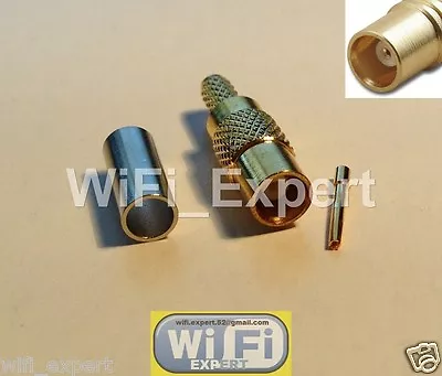 $14.99 • Buy 10 X MCX Straight Female Plug Connector For RG316 RG174 RF Cable Crimp & Solder