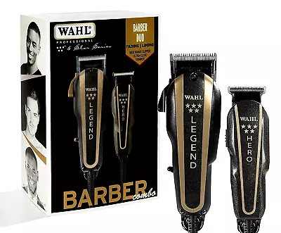 Wahl 5 Star Pro Barber Combo Legend Clipper Hero Trimmer Free Blade Tool #8180  • $218.90