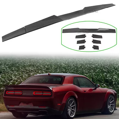 For Dodge Challenger SRT RT Carbon Fiber Rear Trunk Lip Spoiler Roof Wing Lip  • $75.16