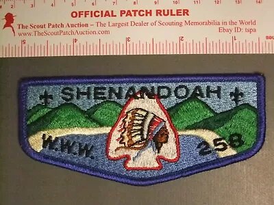 Boy Scout OA 258 Shenandoah Flap 4919MM • $6.99