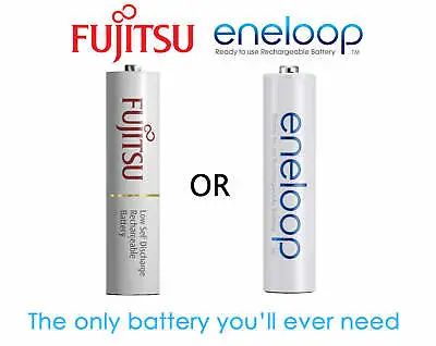 1-100x Panasonic Eneloop AAA NiMH Rechargeable Batteries | Made In Japan • $89