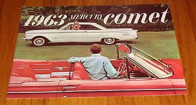 Original 1963 Mercury Comet Sales Brochure Catalog Cyclone S-22 Custom • $12.99