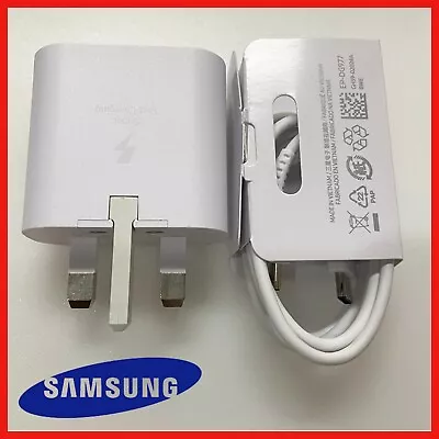 Genuine 25W Fast Charger Adapter & Charging Cable For All USB C Ported Phones UK • £11.95