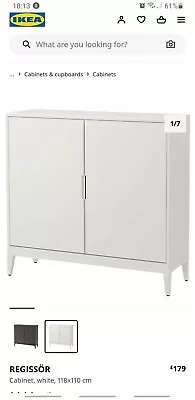 Ikea Sideboard White Spacious Storage  • £160