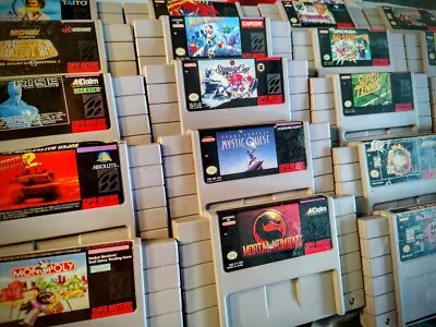 Pick Your SNES Games - Retro OEM Super Nintendo Games Yeehaw! • $2.45