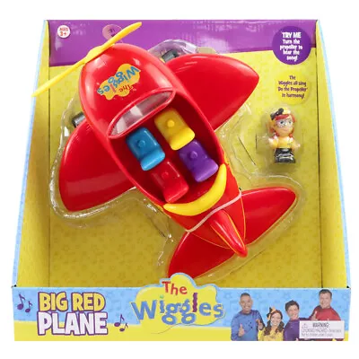 The Wiggles Big Red Plane Kids/Children/Toddler Play Toy Rolling Vehicle Set 3y+ • $59