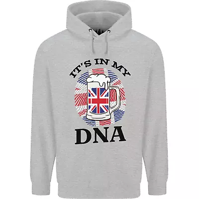 British Beer Its In My DNA Union Jack Flag Mens 80% Cotton Hoodie • £19.99