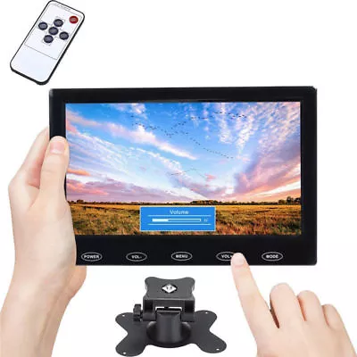 Portable Monitor 7 Inch LCD Display Screen With AV VGA HDMI Input For PC DSLR • $48.37