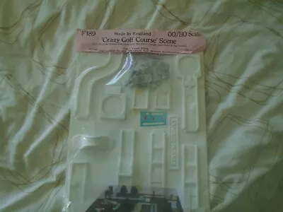 LANGLEY  MODELS Crazy Golf' Course Set- Figuresflags Etc OO Scale Langley F189 • £15