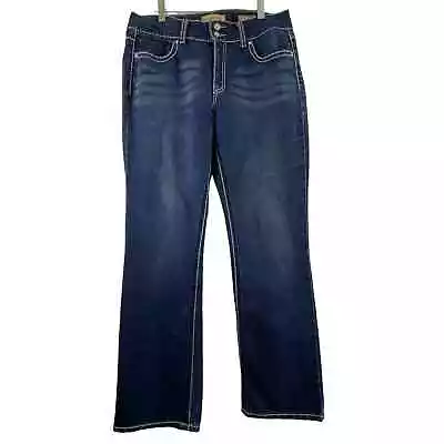 Nine West Vintage America Medium Wash Mid Rise Bootcut Jeans Size 10 • $21.99