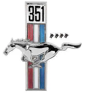 67-68 Mustang 351 Running Horse Emblem LH • $35.37