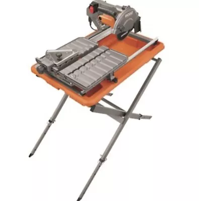 RIDGID R4031S 7 Inch Corded Wet Tile Saw With Stand • $280