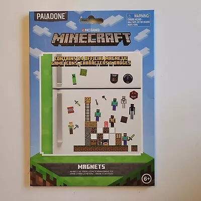 Paladone Minecraft Magnets - 84 Build A Level Fridge Magnets • $10