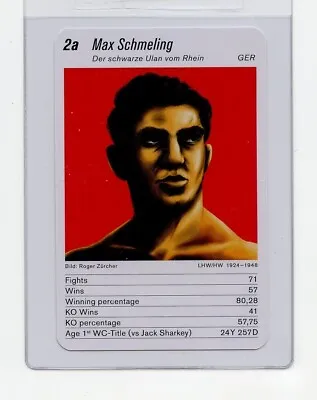 #TN004 MAX SCHMELING Boxing Card • $5.99