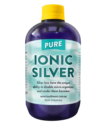 Pure Colloidal Ionic Silver 1 Litre - 20 PPM Positively Charged Bacteriostatic   • $109.95