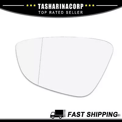 Piece Of 1 Mirror Glass Heated Driver Side Left Fit For Volkswagen Passat CC  • $20.99