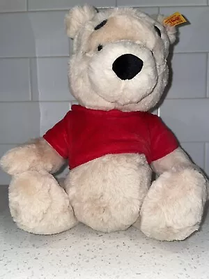 Steiff Disney Winnie The Pooh Bear 11  (29cm) 5-Way Jointed Plush Toy NWT • $90