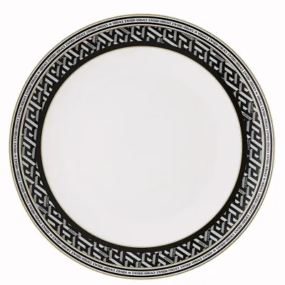 NEW Rosenthal Versace La Greca Signature Plate Black 28cm • $213