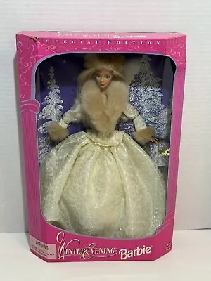 Vintage Winter Evening Barbie Doll Special Edition 1998 Mattel #19218 New In Box • $19.99