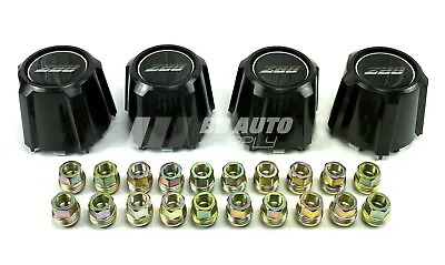 15  Wheel Hub Center Caps Set Black W/ 20 Lug Nuts NEW For 1982-1992 Camaro Z28  • $99.95