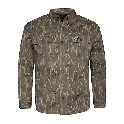 Mossy Oak Cotton Mill 2.0 Long Sleeve Camo Hunting Shirts For Men • $49.99