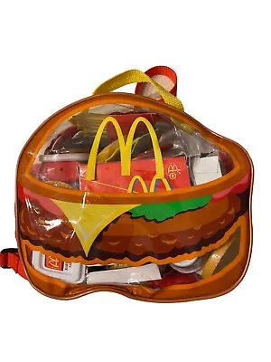 Rare 80s 90s Vintage McDonalds Food Play Set Back Pack • $48