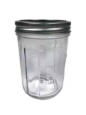 14 Oz Glass Wide Mouth Mason Jars With Lids 6 Count • $12.99