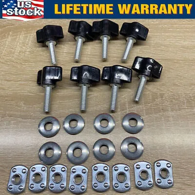 Black Easy On Off Hard Top Fasteners Nuts Bolt For Jeep Wrangler YJ TJ Lcymnghmn • $9.81