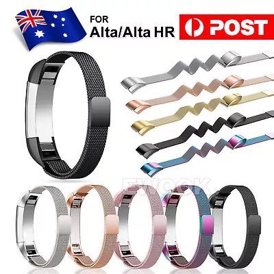 For Fitbit Alta / Alta HR Magnetic Milanese Stainless Steel Watch Band Strap • $10.95