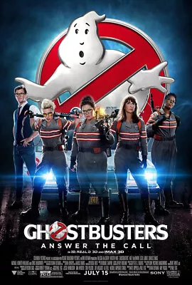 UNFRAMED Ghostbusters 2016 Movie Poster Prints Canvas Print Decor • $16.99