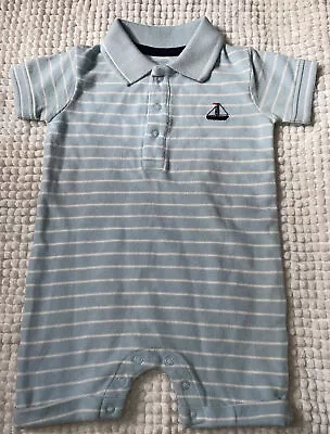 Very Mini Baby Boy Summer Romper Size 0-3 Months  • £3.75