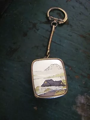 Vintage Sankyo Music Box Keychain Mt. Fuji Works Japan? • $25.99