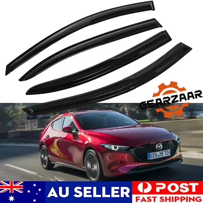 New Window Sun Weather Shield Weathershields For Mazda 3 BM BN Sedan Hatch 13-19 • $31.99