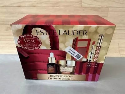 Estee Lauder Treats To Glow 6 Piece Set W/ 2 Full Size Items • $44.99