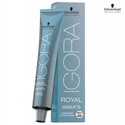 Schwarzkopf Professional IGORA Royal HIGH LIFTS Permanent Color Dye Creme 60ml • £8.49