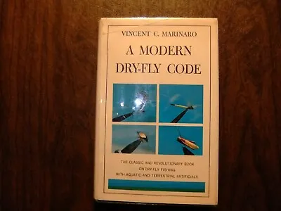 A Modern Dry-Fly Code By Vincent Marinaro 1970 First Crown Edition Flyfishing • $50