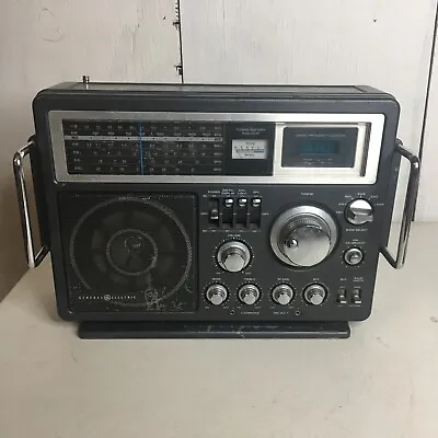 Vtg GE General Electric Model 7-2990A Portable 6 Band AM/FM Shortwave SW Radio   • $250