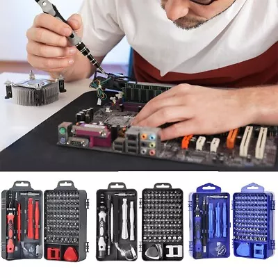 Magnetic Screwdriver Bit Set For Phone Macbook Tool Kit Set Repair Watch 115 PCS • $15.16