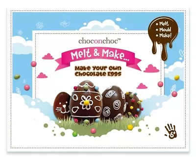 ChoconChoc Make Your Own Easter Egg 300g KIDS EASTER TREAT GIFT SET BBE 01/24 • £7.99