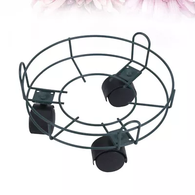 Movable Plant Stand Plant Dolly Metal Planter Tray Plant Mover • £17.35