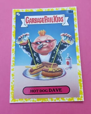 2021 Garbage Pail Kids LOT FOOD FIGHT YELLOW MUSTARD 18a HOT DOG DAVE 💥  • $14.99