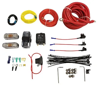 Airmaxxx Dual Air Compressor Wire Kit Air Ride Suspension Install Kit Fits Viair • $124.97