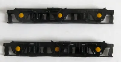 Pair Bachmann Class 37 / 55 Deltic Loco Bogie Sideframes Steps Yellow Axleboxes • £3.99