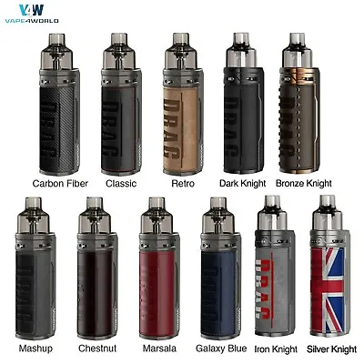 Voopoo Drag S 60W Mod Pod Vape E-Cig Starter Kit 2500mAh 2ml Fast Track Delivery • £9.99