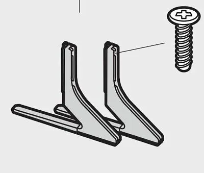 Genuine Samsung 2021 TV Q60A QLED 75  QA75Q60AAWXXY Stand Set Legs Screws • $169.95