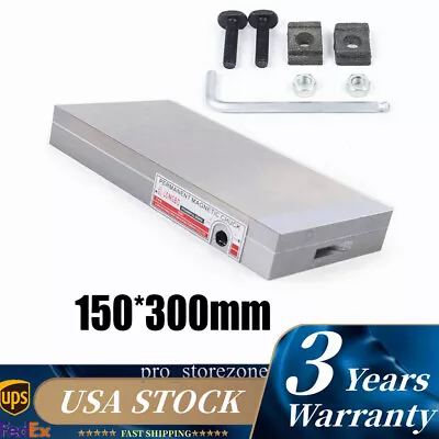 6x12 Inch Fine Pole Magnetic Chuck Machining Workholding Permanent Tool 15x30cm! • $122.55